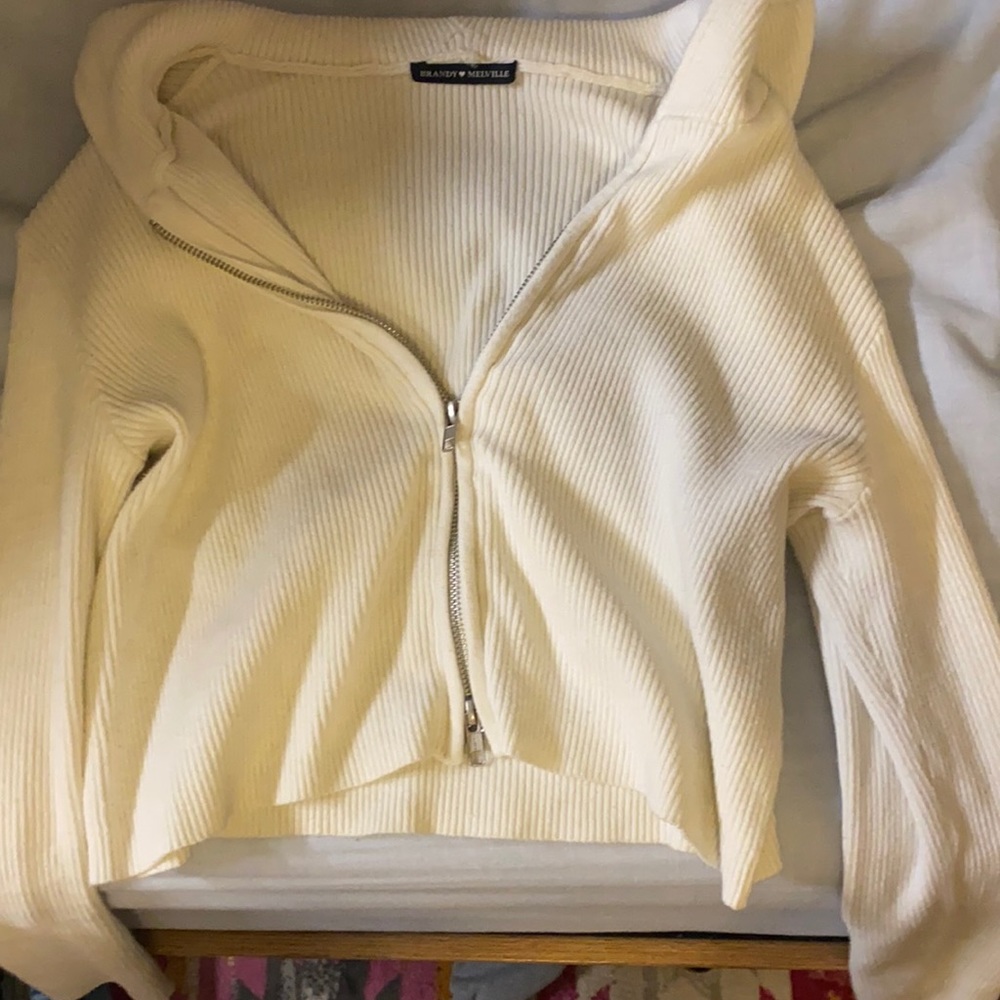 brandy cropped sweatshirt